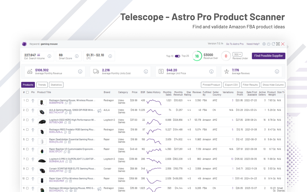 Telescope - Astro Pro Product Scanner - 截图 2