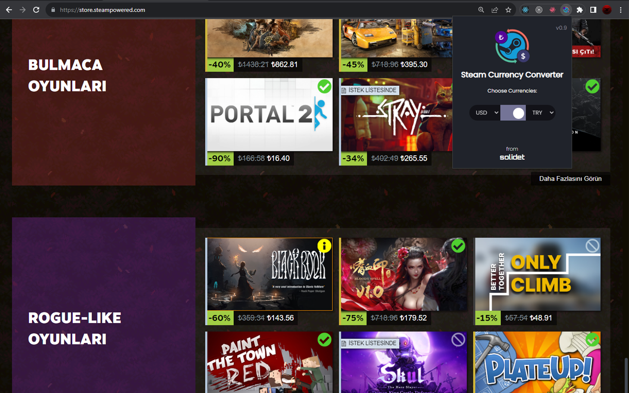 Steam Currency Converter - 截图 2