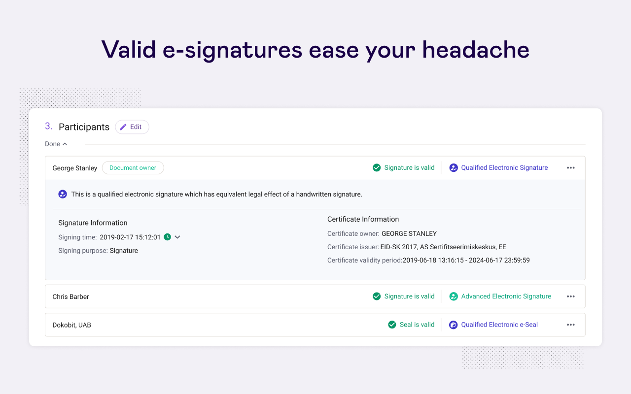 Dokobit e-signing and e-identification - 截图 1