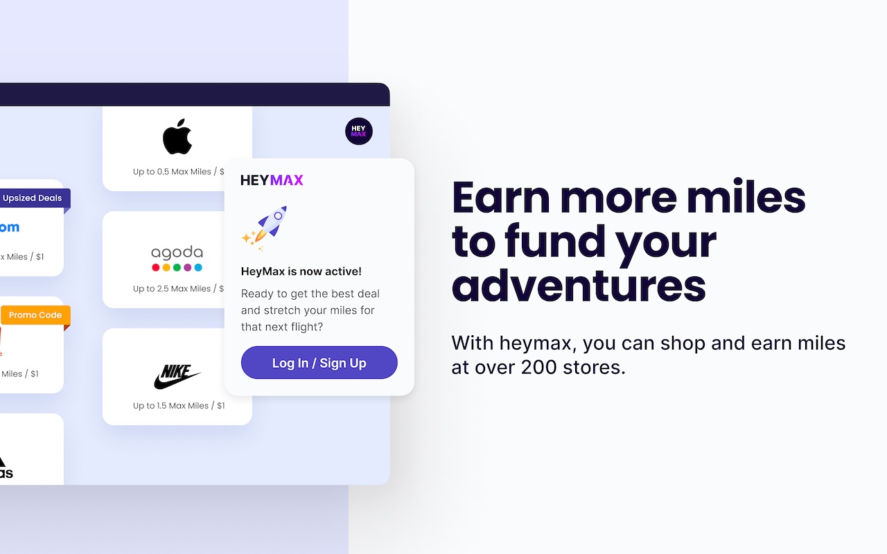heymax - double your miles - 截图 3