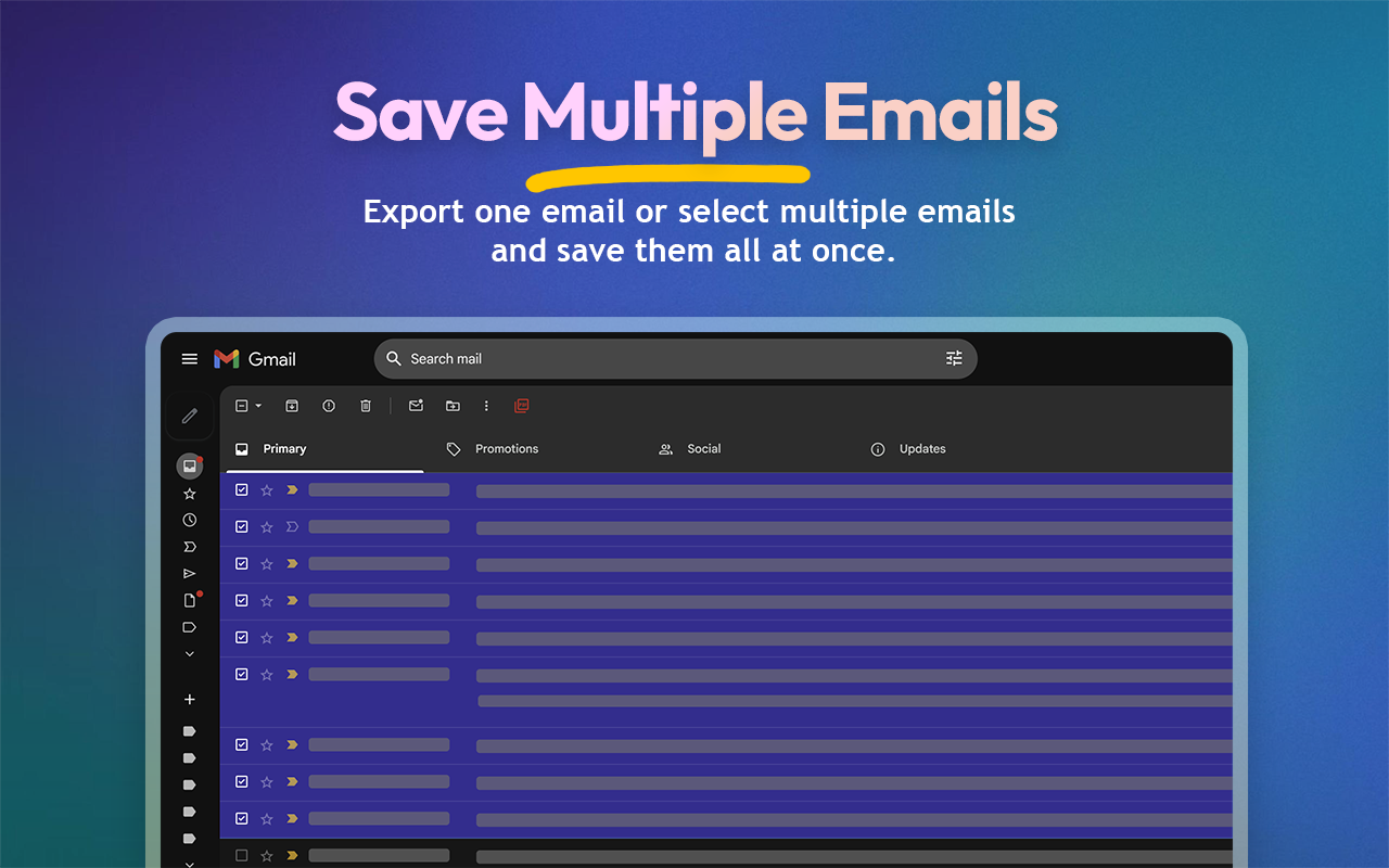 M2pdf: Save, Export & Download Gmail to PDF - 截图 3