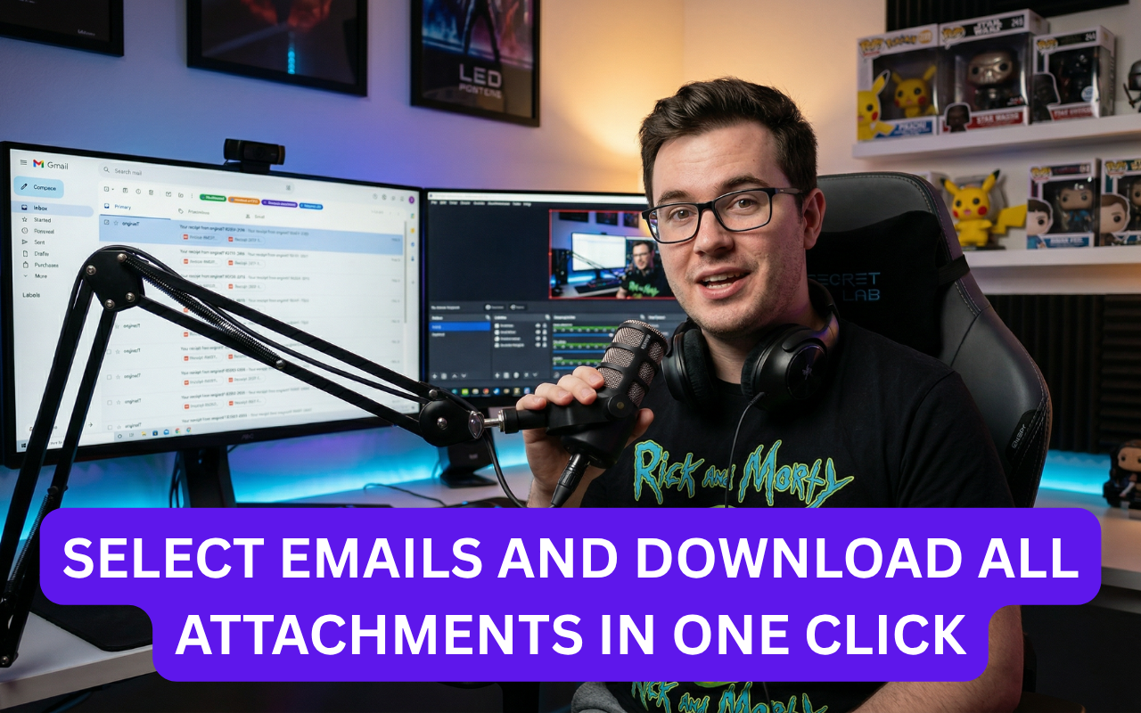 Gmail Bulk Print Selected: Email PDFs & ZIP & DOWNLOAD ATTACHMENTS - 截图 2