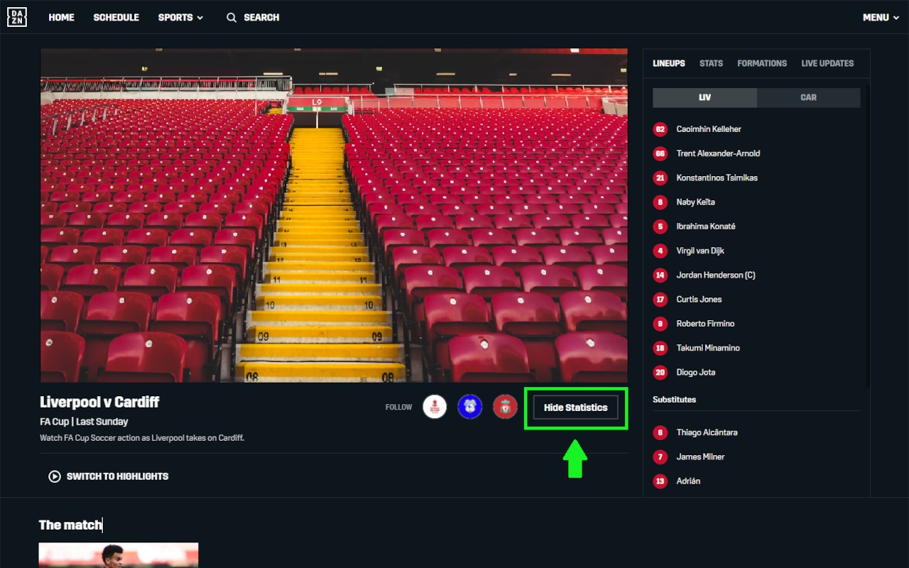 DAZN Big Picture - 截图 2