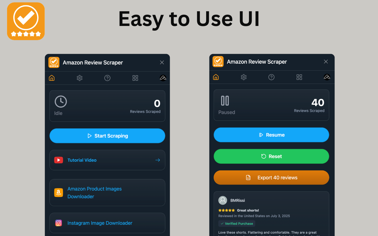 Amazon Review Scraper - 截图 3