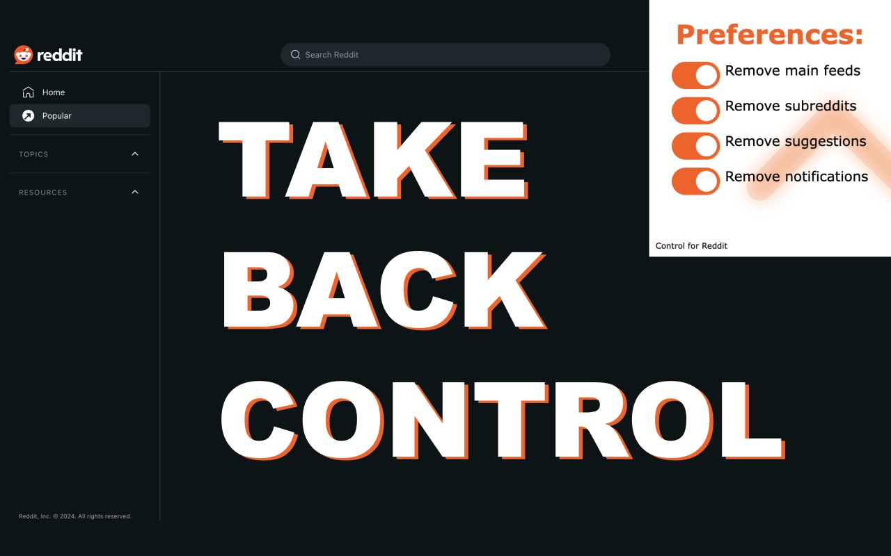 Control for Reddit - 截图 3