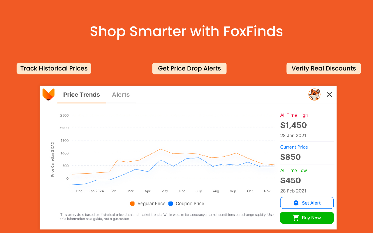 FoxFinds: Multi-Site Price Tracker & Alerts - 截图 5