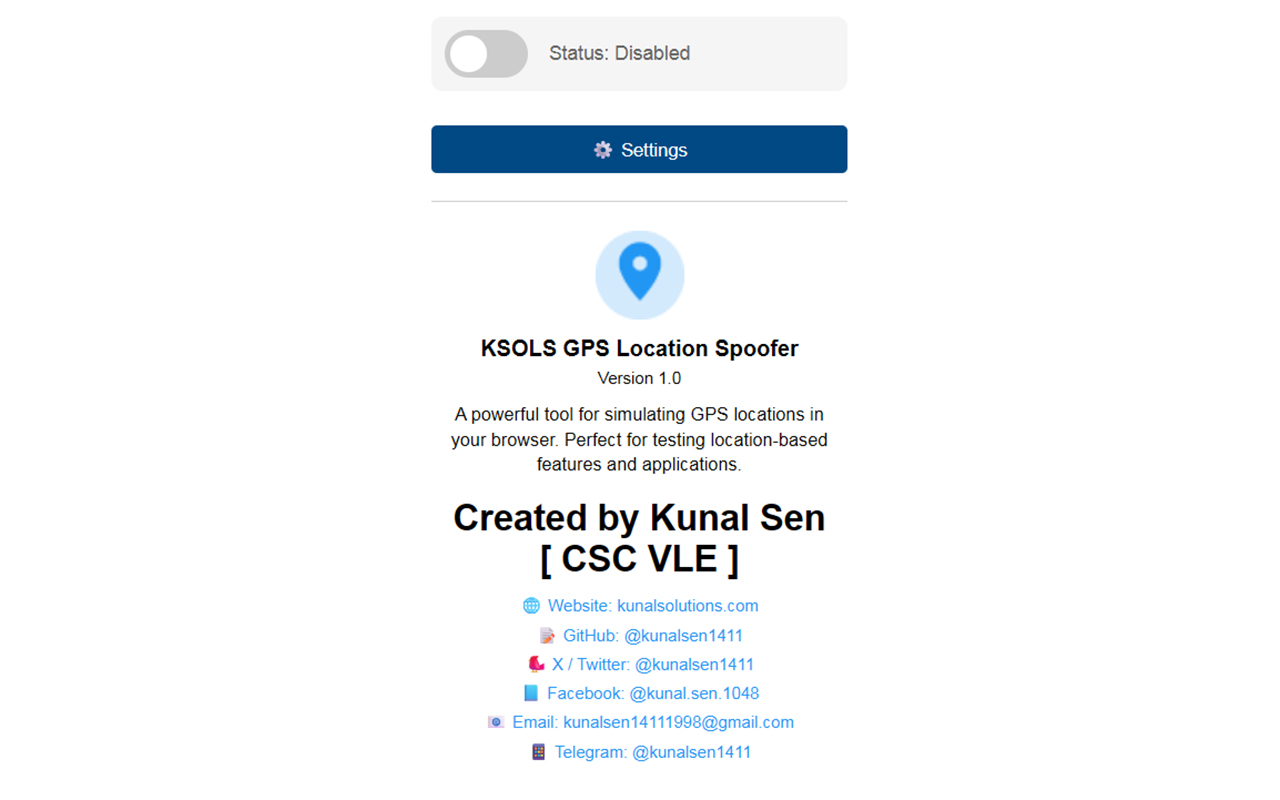 KSOLS GPS Location Spoofer - 截图 1