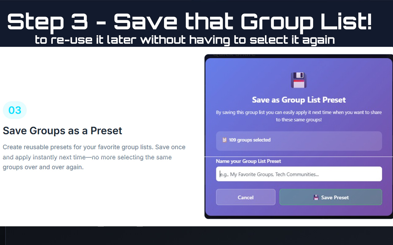 Share Post to Multiple Facebook™ Groups | Multiple Group Share Assistant - 截图 3