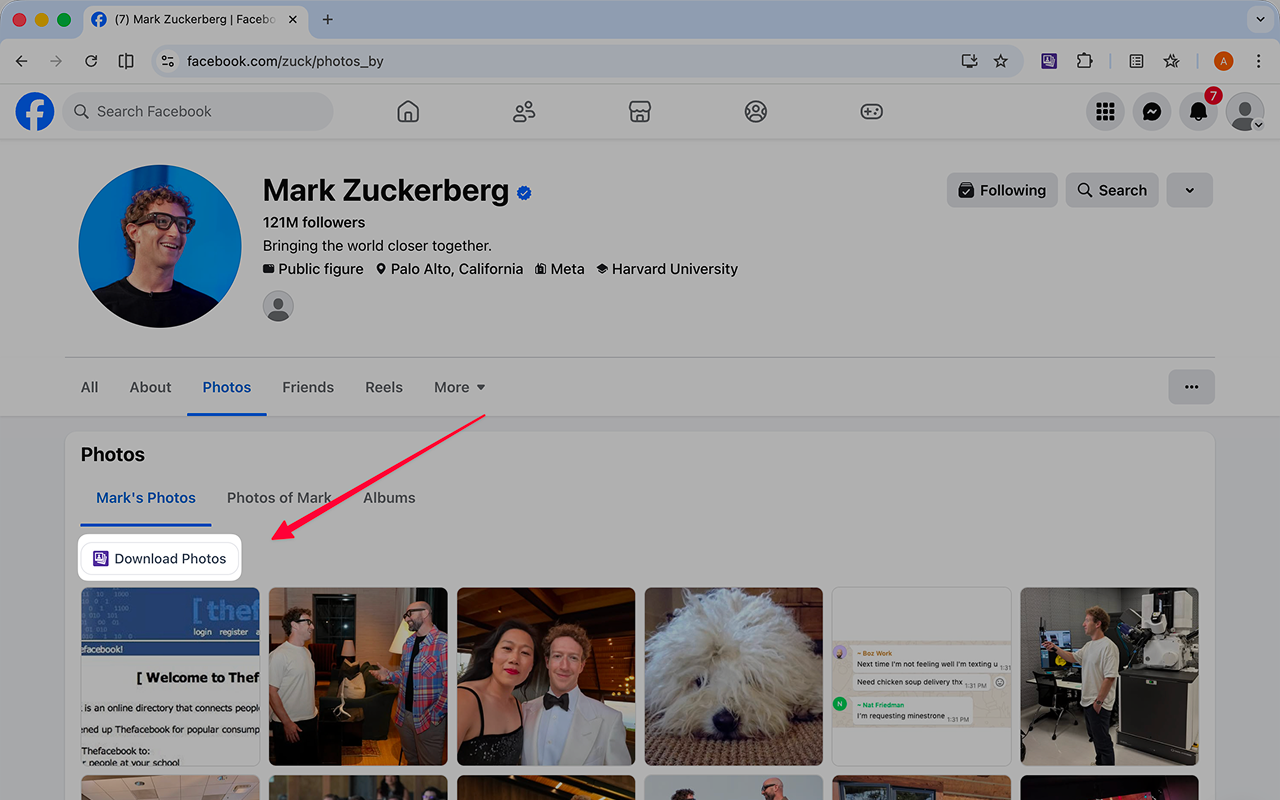 Facebook 照片下载器 Pro - 截图 2