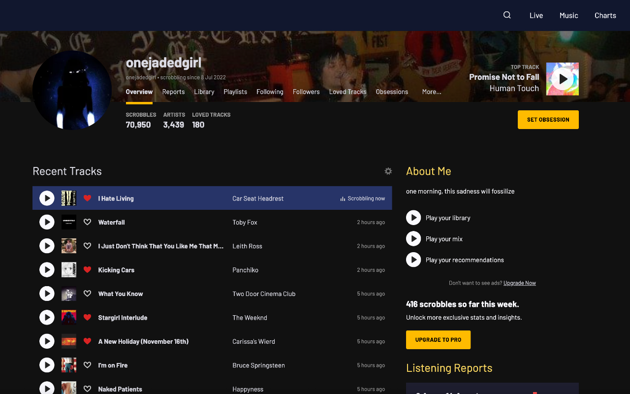 Last.fm Dark Mode - 截图 1
