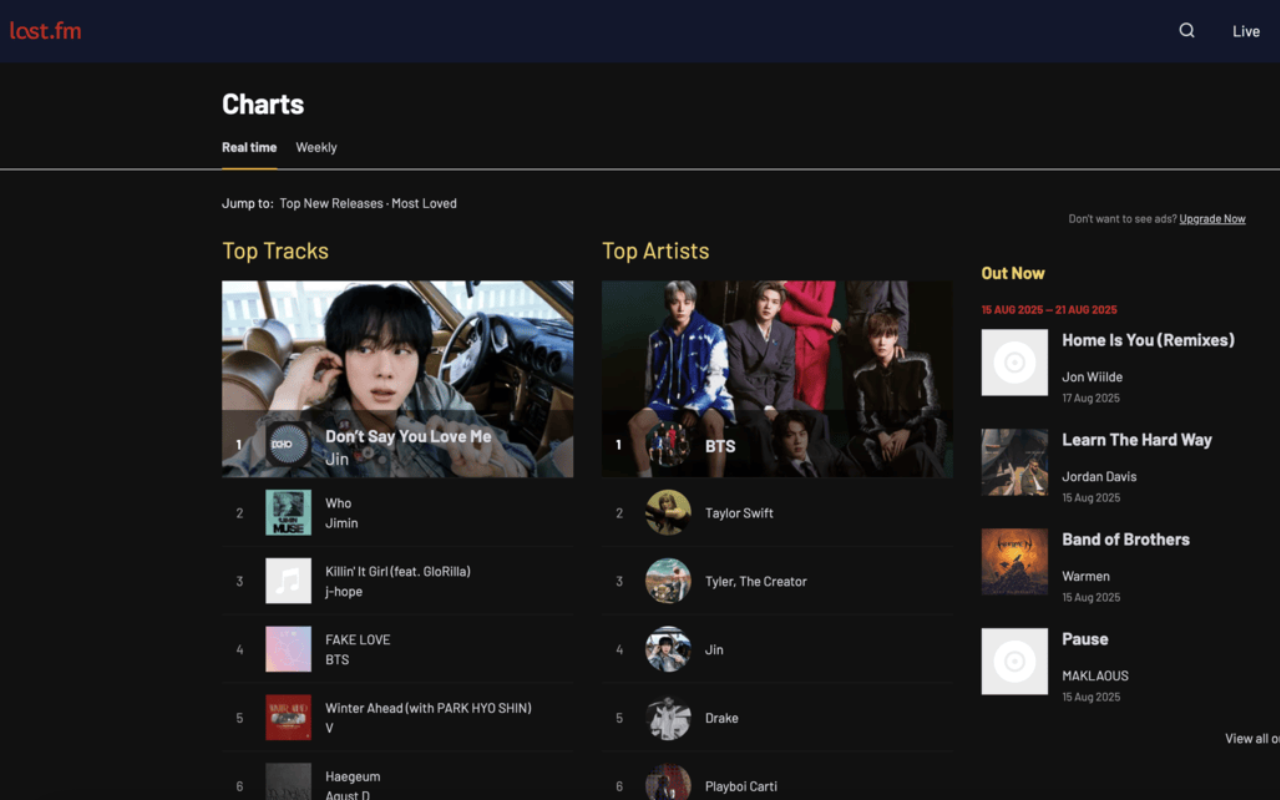 Last.fm Dark Mode - 截图 5