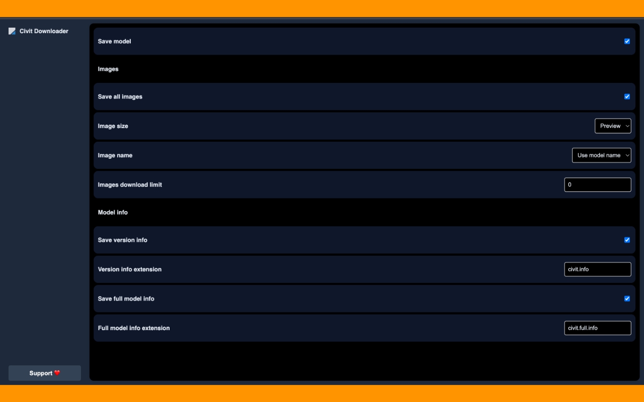 Civit model downloader - 截图 2