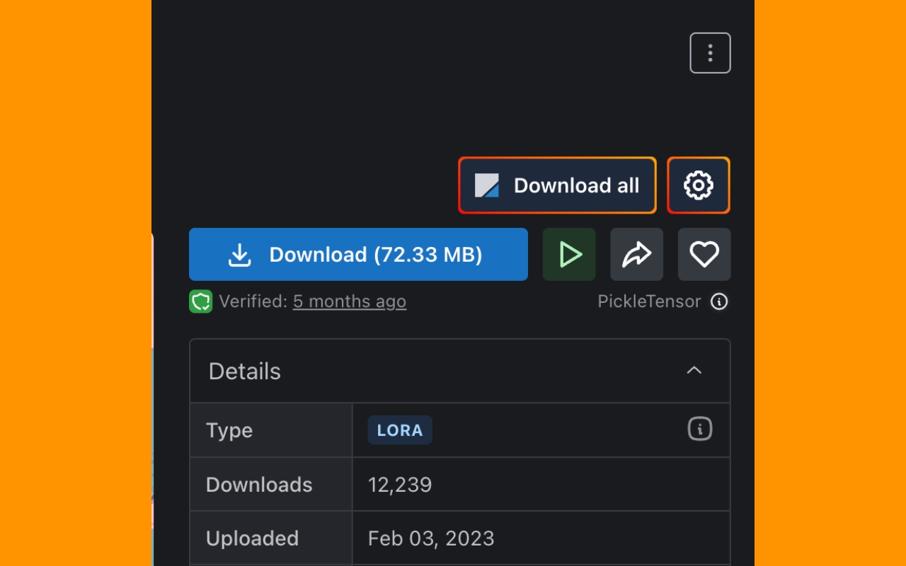 Civit model downloader - 截图 4