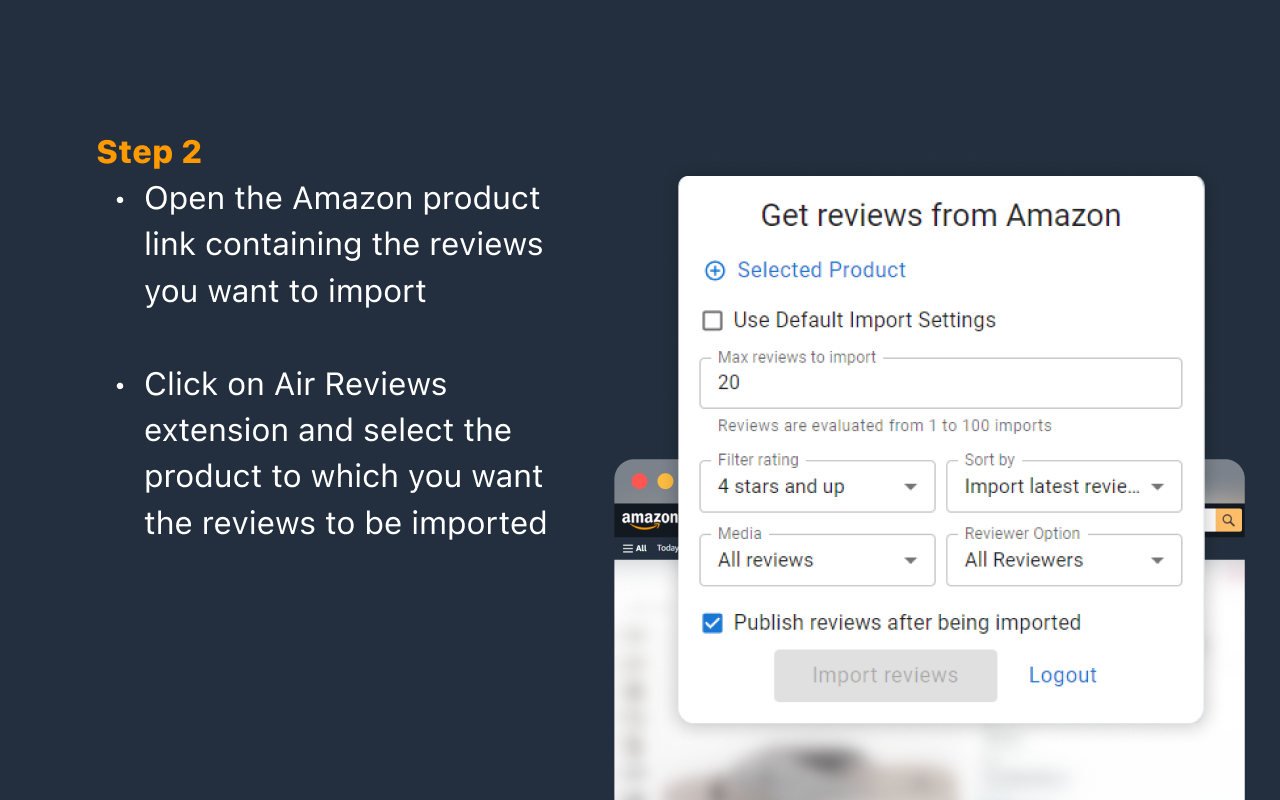Air Reviews - Amazon Reviews Import - 截图 3