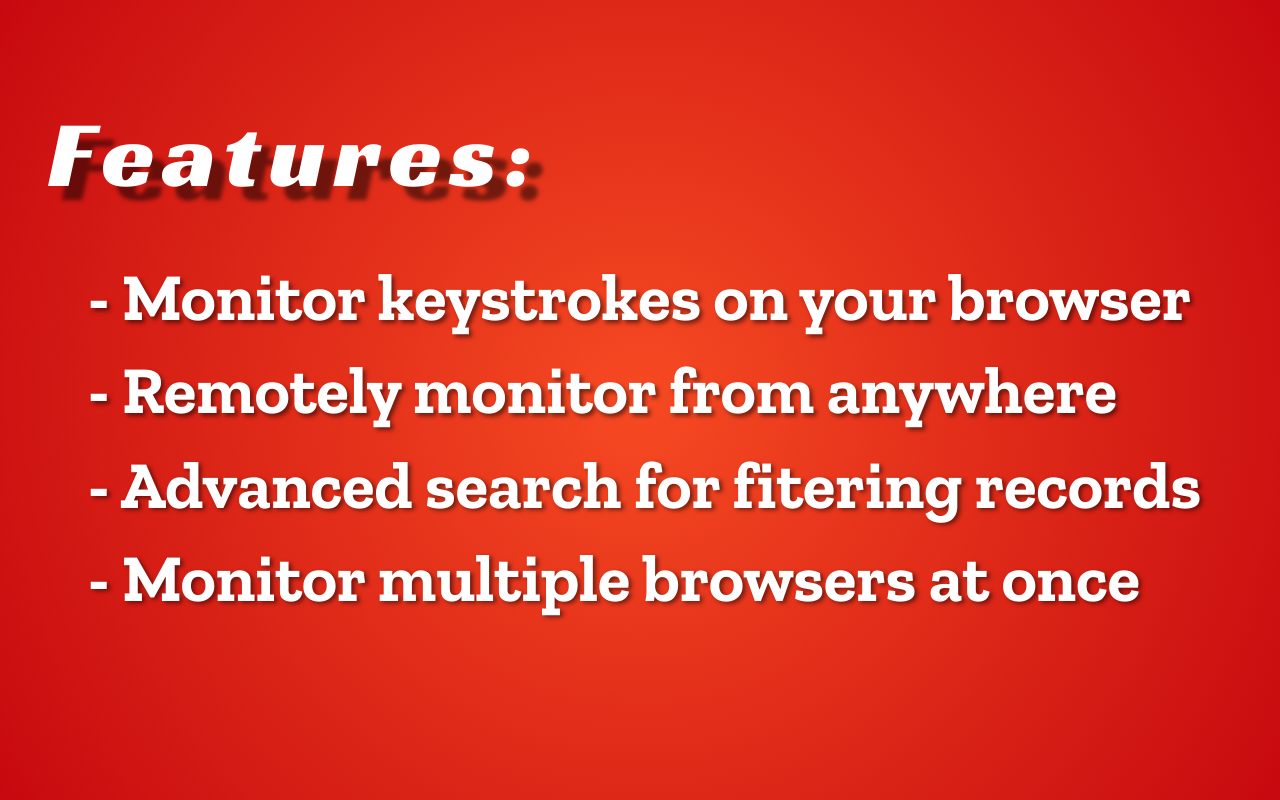 Free Keylogger Tool - Child Monitor Tackker - 截图 4
