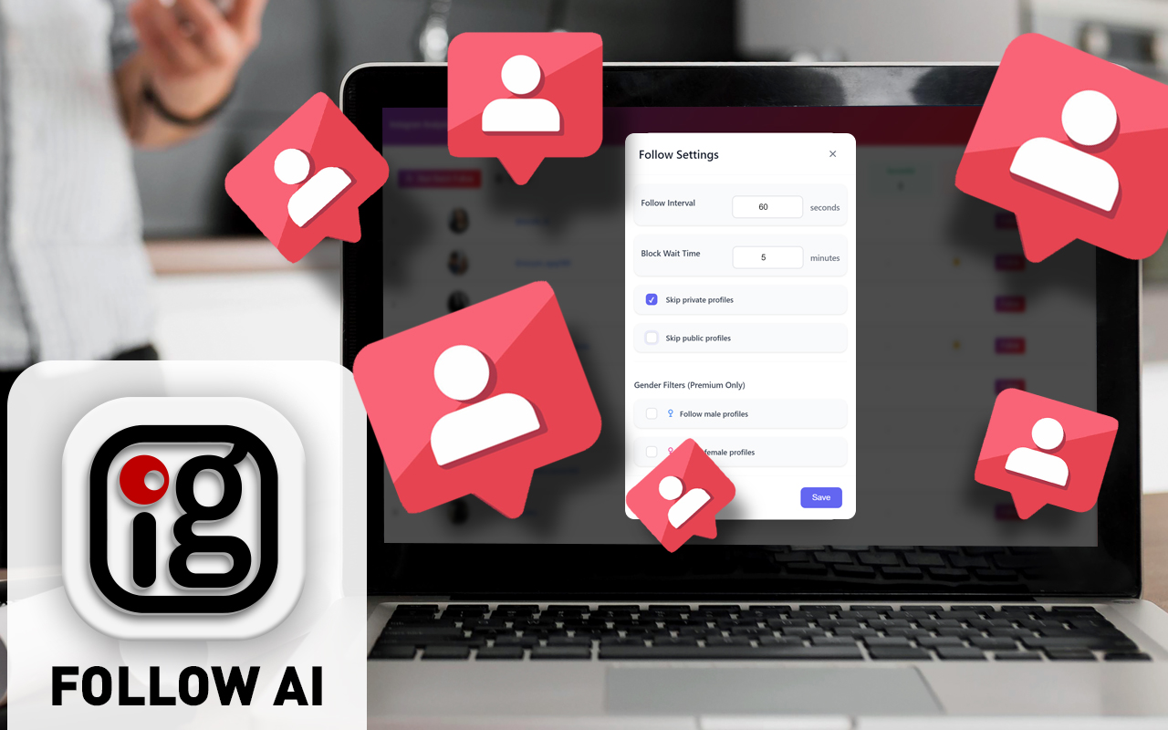 IGFollow AI - 自动关注 - 截图 2