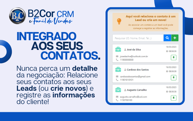 B2Cor CRM e Funil de Vendas - agencialink.com - 截图 3