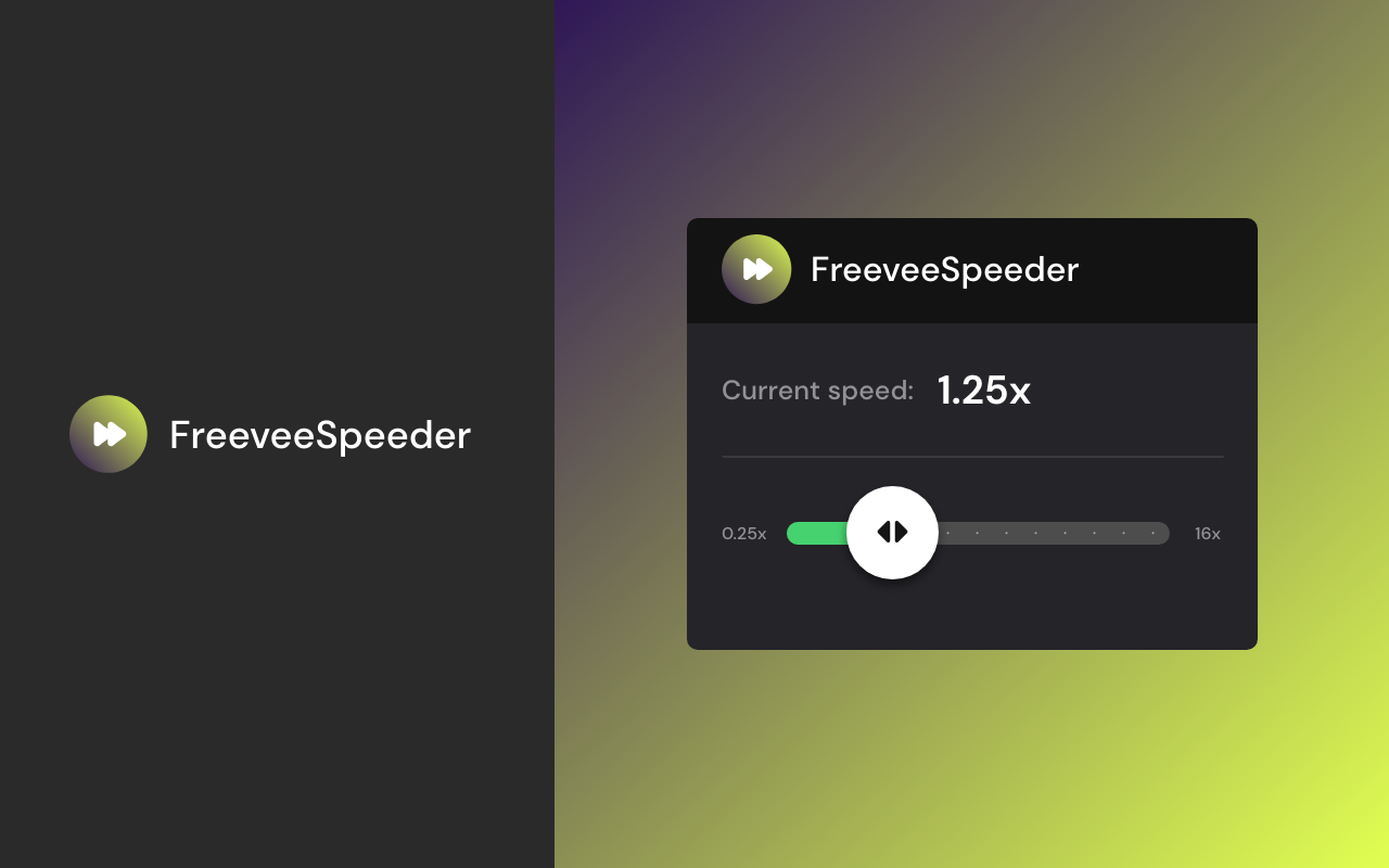 Amazon Prime FreeVee Speeder: adjust playback speed - 截图 1