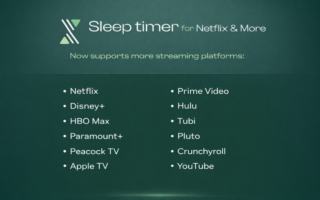 Netflix 等的睡眠定时器 - 截图 1