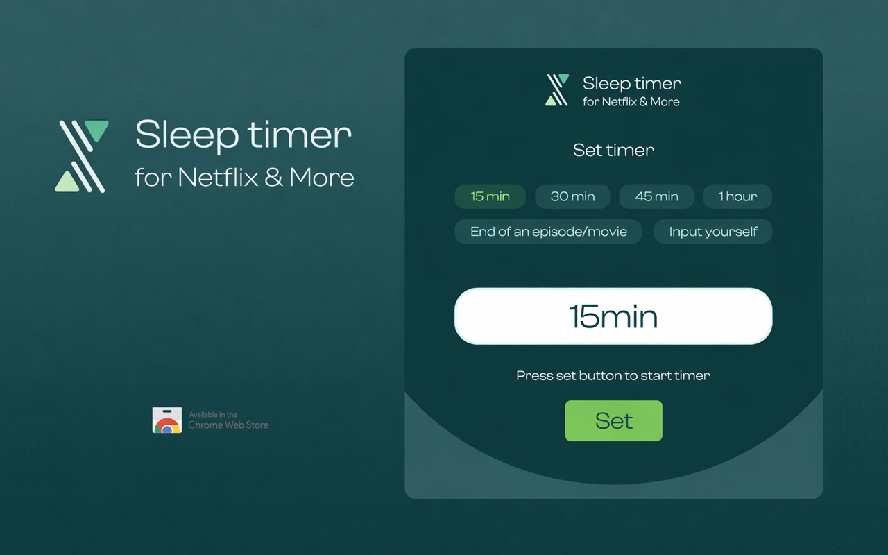 Netflix 等的睡眠定时器 - 截图 2