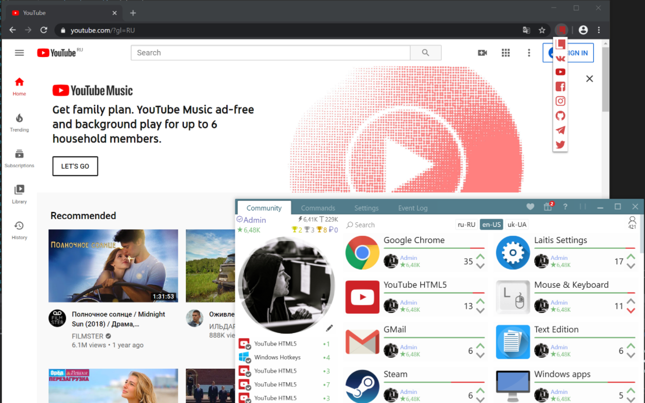 Laitis Browser Extension - 截图 2