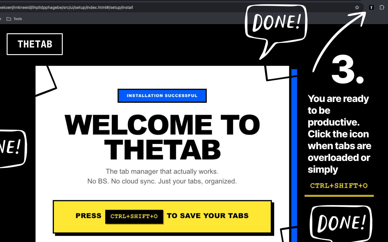 TheTab - OneTab Alternative | Tab Manager - 截图 2