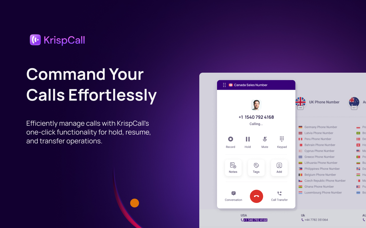 KrispCall Dialer - 截图 2