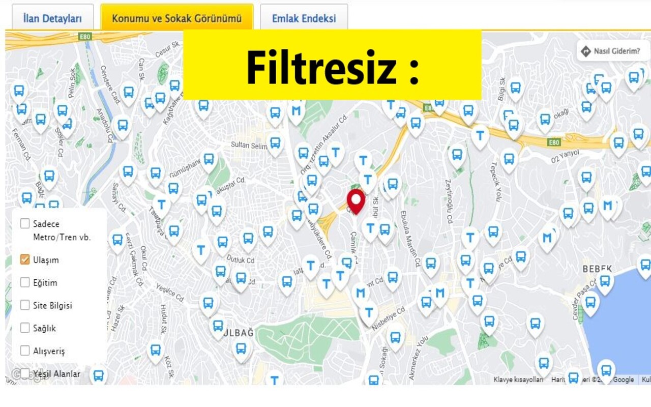 Sahibinden Harita Filtresi - 截图 2