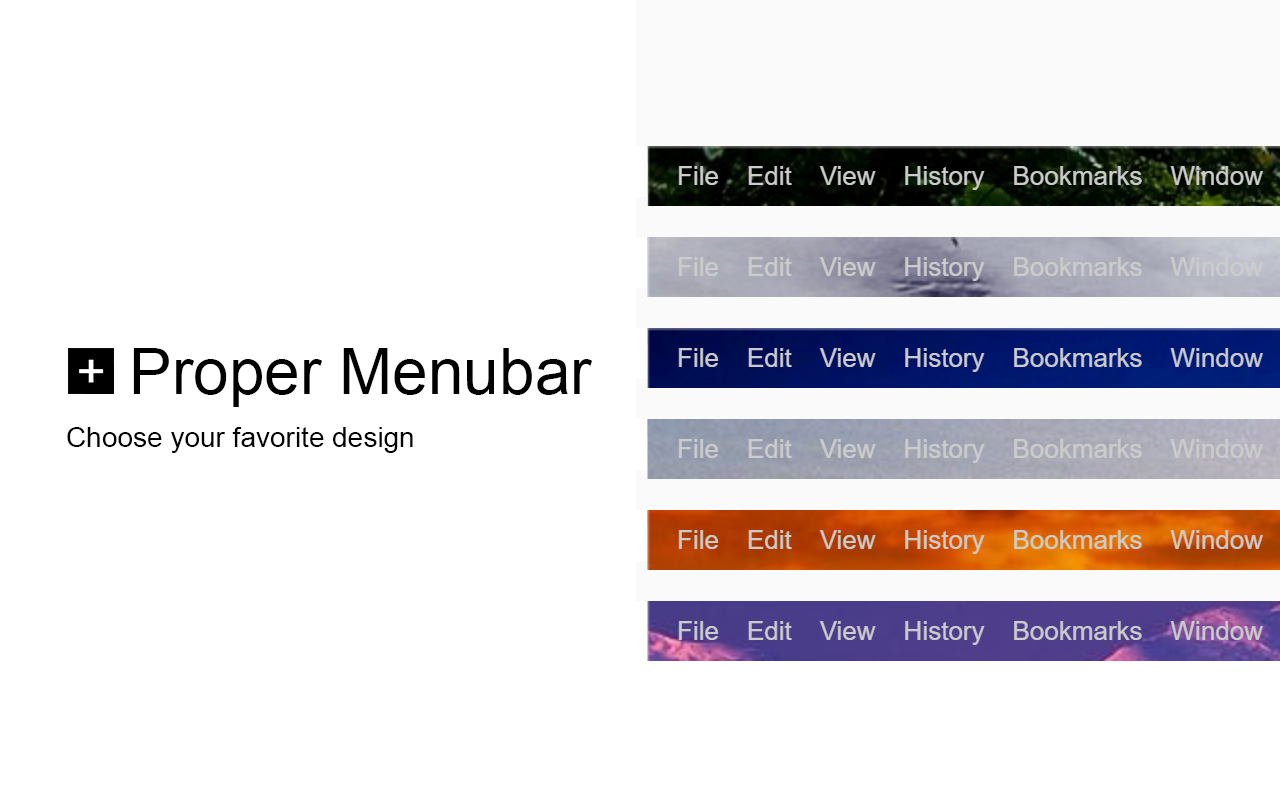 Proper Menubar for Google Chrome - 截图 4