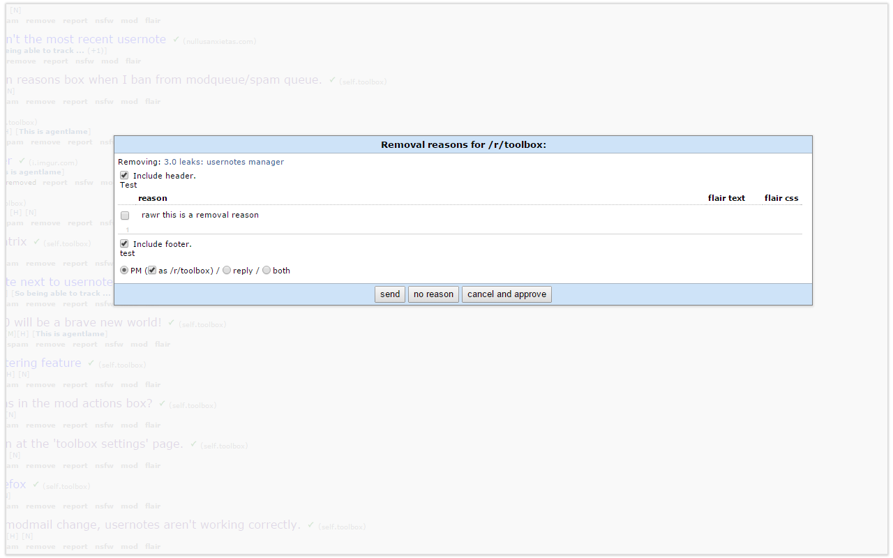 Moderator toolbox for reddit - 截图 3