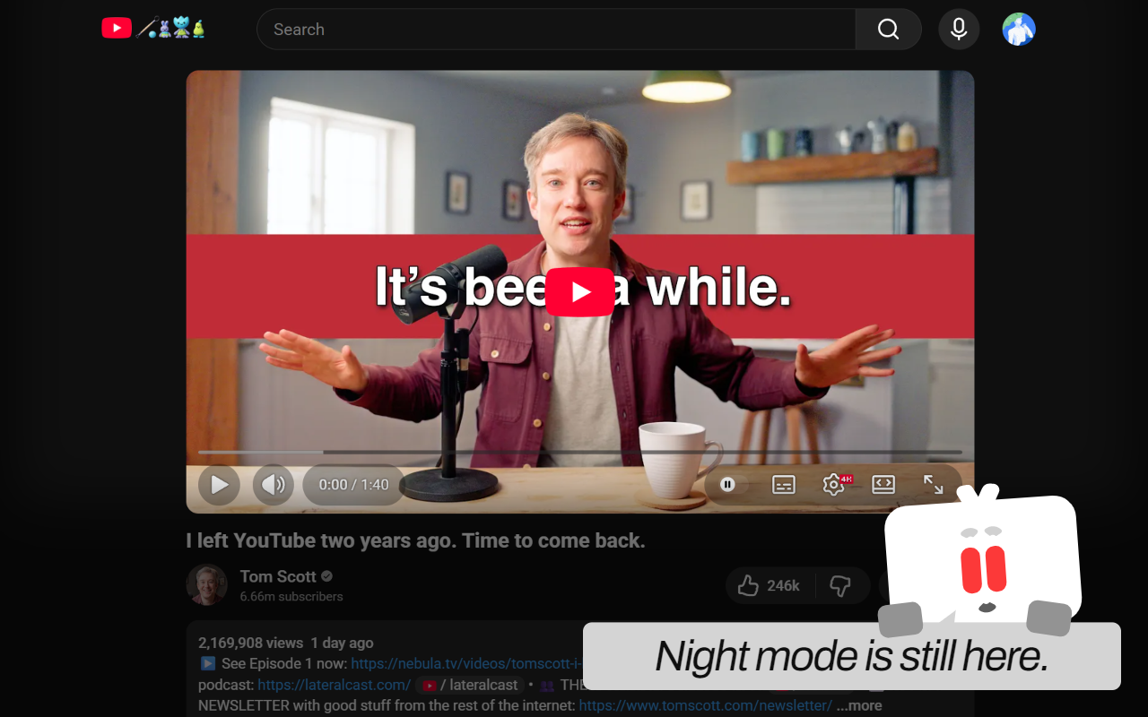 Mono for YouTube - 截图 2