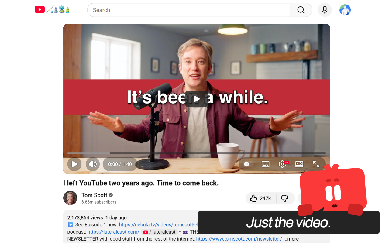 Mono for YouTube - 截图 3