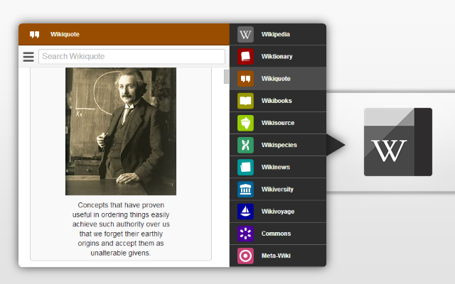 Black Menu for Wikipedia - 截图 2