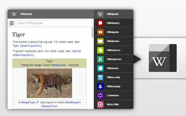 Black Menu for Wikipedia - 截图 3