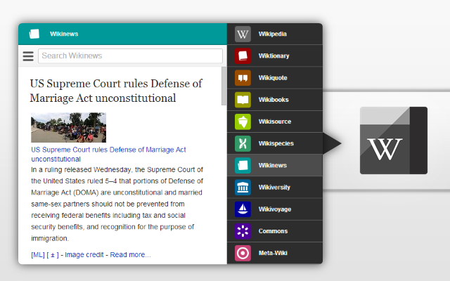 Black Menu for Wikipedia - 截图 5