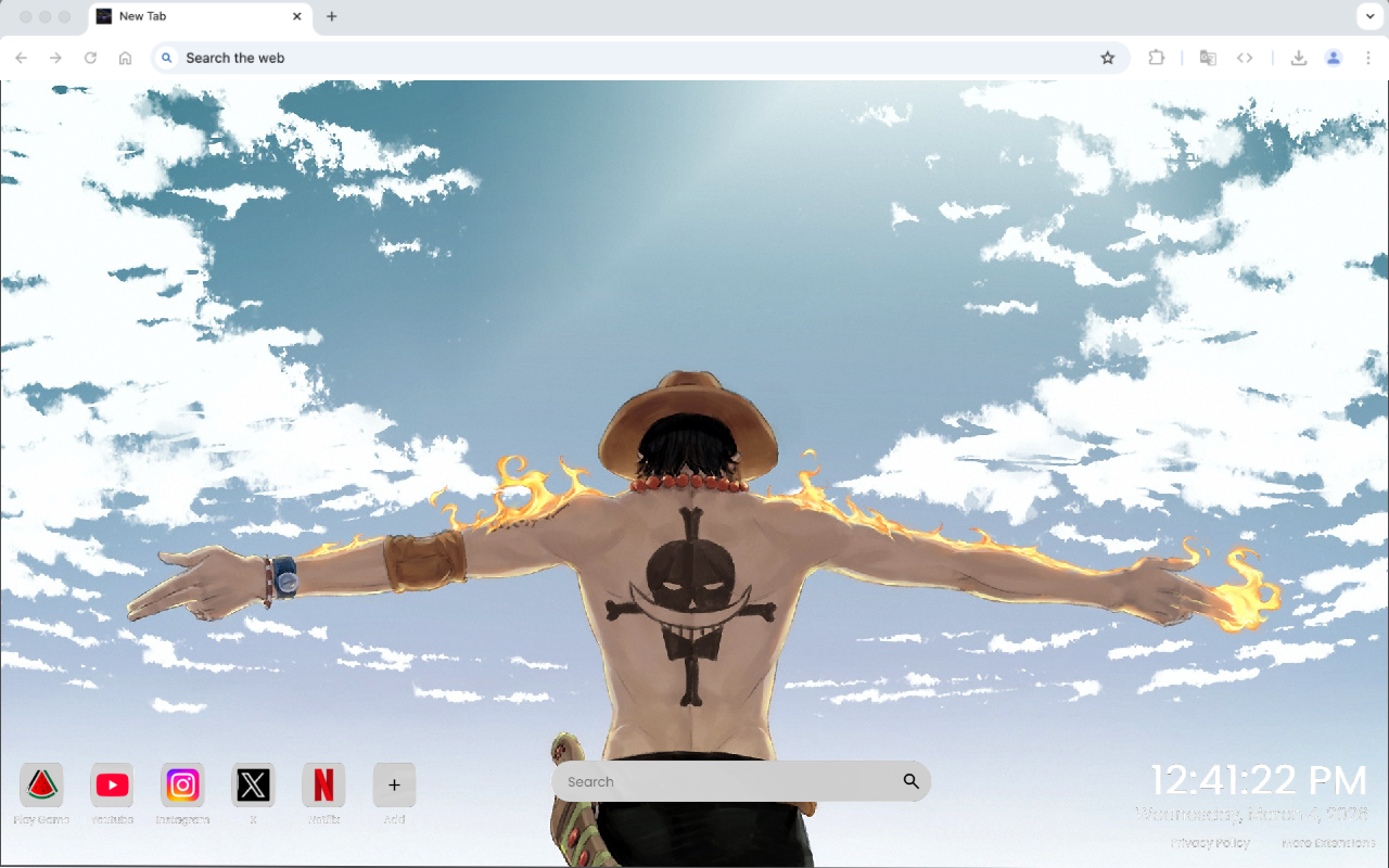 One Piece D. Luffy Live Wallpaper - 截图 1