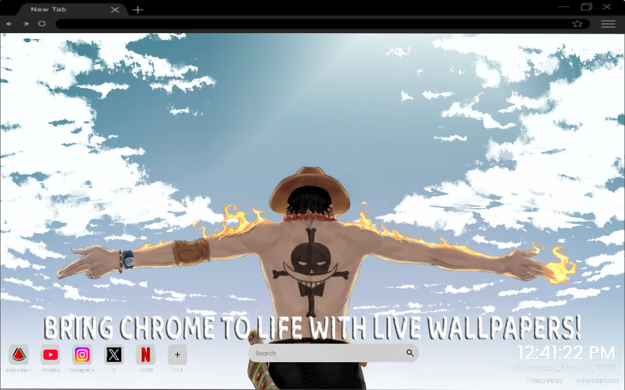 One Piece D. Luffy Live Wallpaper - 截图 2