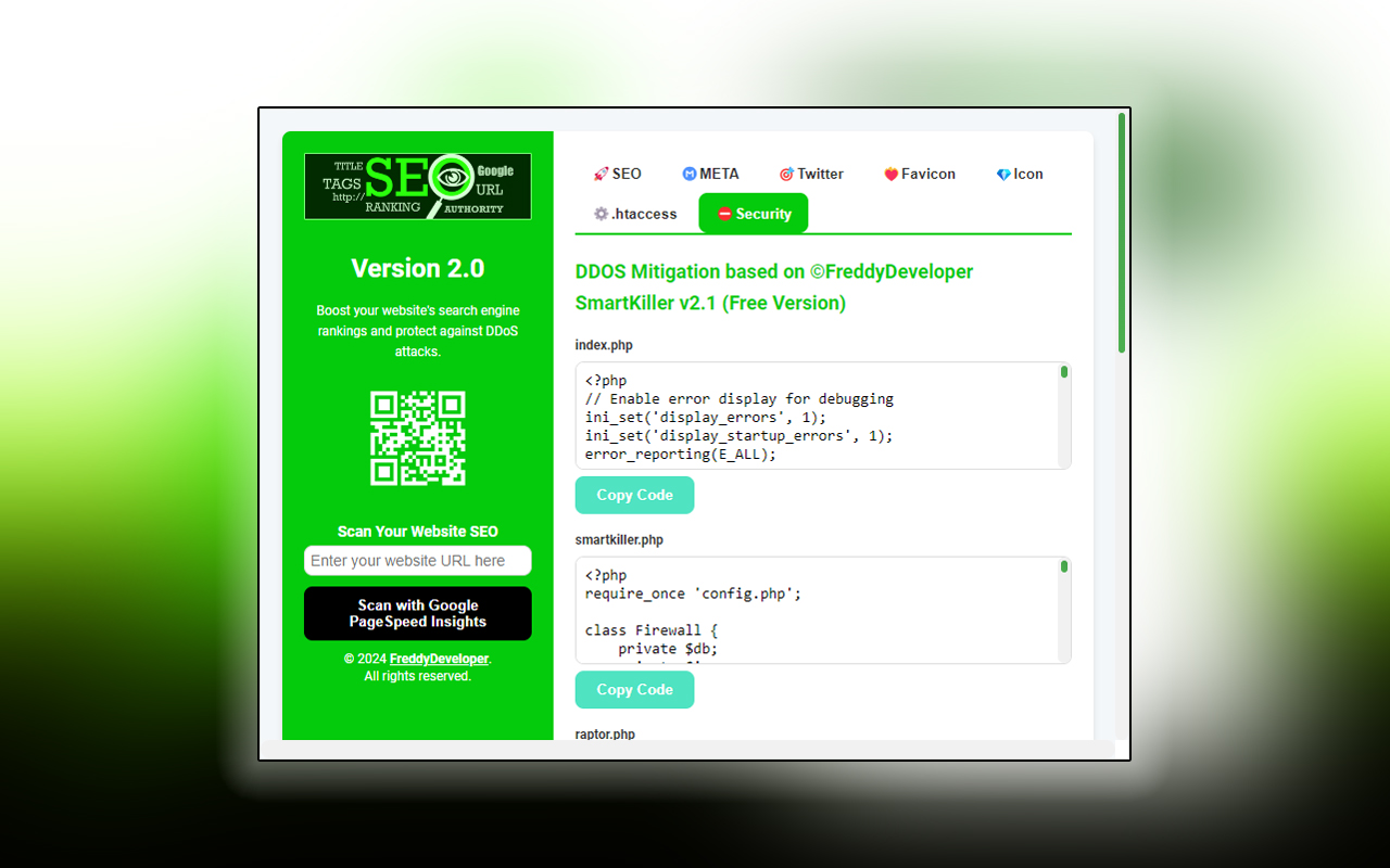 SEO Maker & DDOS Mitigation - 截图 2