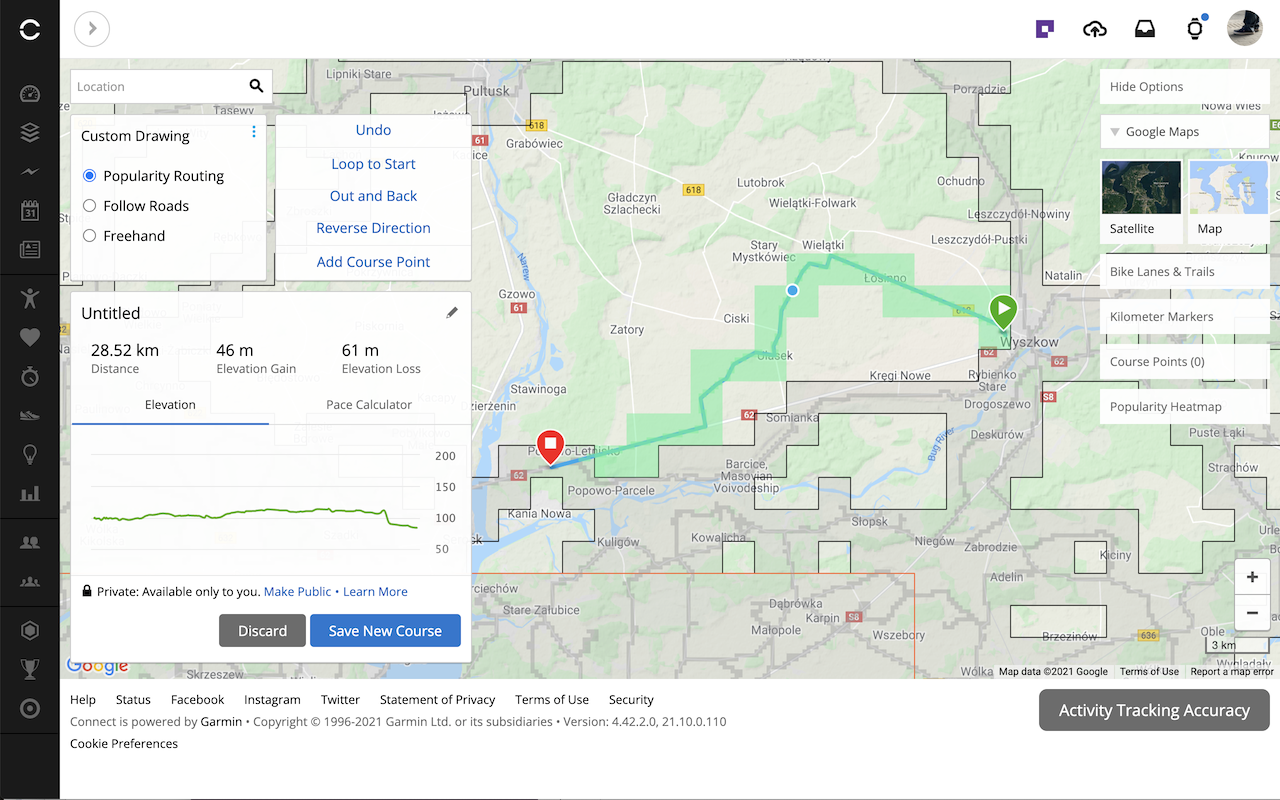 Squadrats Route Planning - 截图 2