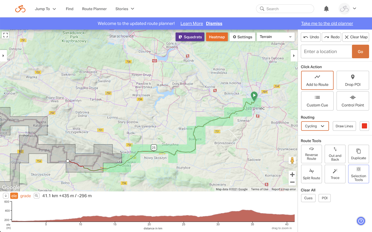 Squadrats Route Planning - 截图 4