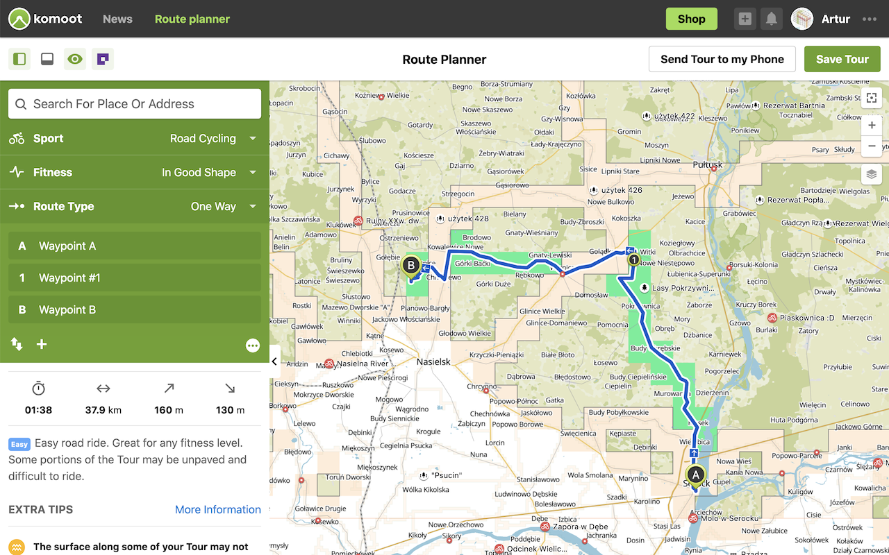 Squadrats Route Planning - 截图 5
