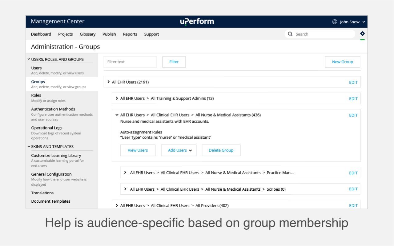 uPerform® In-application Help - 截图 2