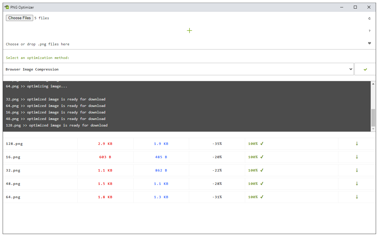 PNG Optimizer - 截图 3