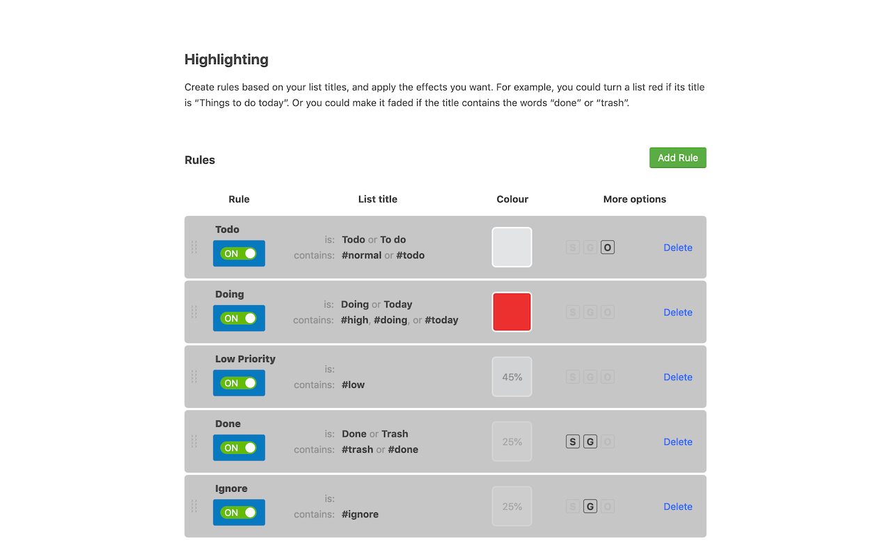 List Highlighter for Trello - 截图 2