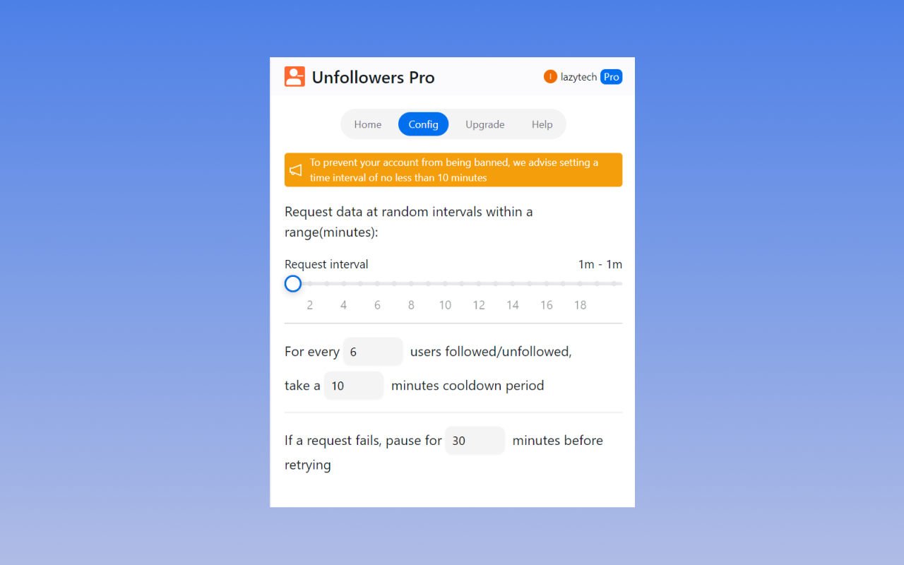 IG 批量取关 Pro - 截图 3
