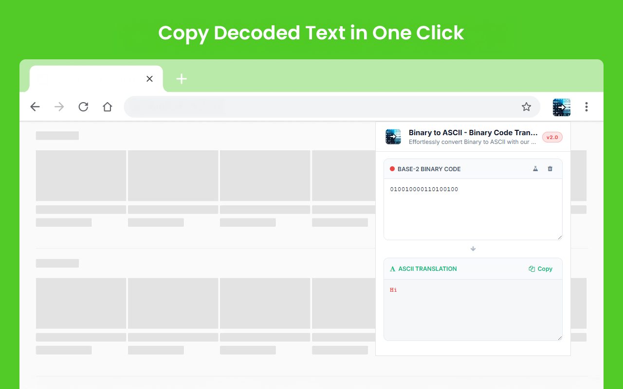 Binary to ASCII - Binary Code Translator - 截图 2