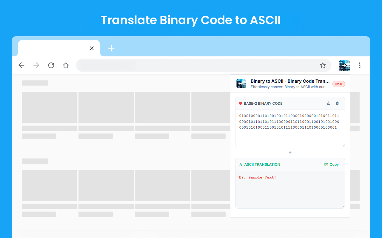 Binary to ASCII - Binary Code Translator - 截图 3