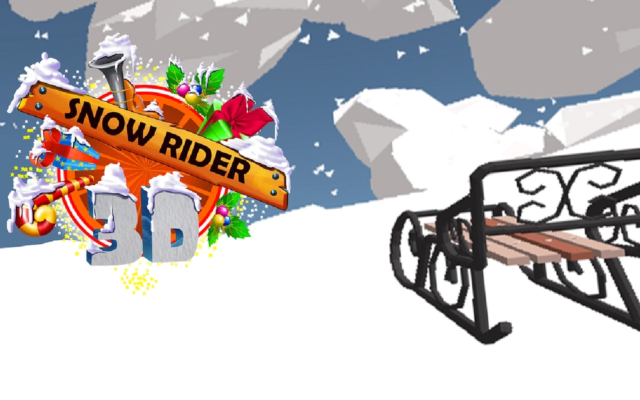 Snow Rider 3D Unblocked Game New Tab - 截图 2