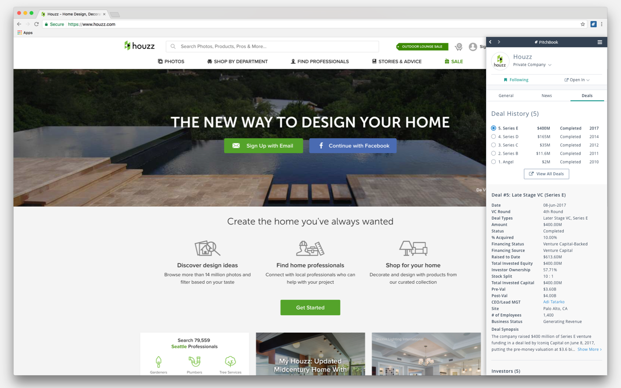 PitchBook Extension for Google Chrome™ - 截图 2