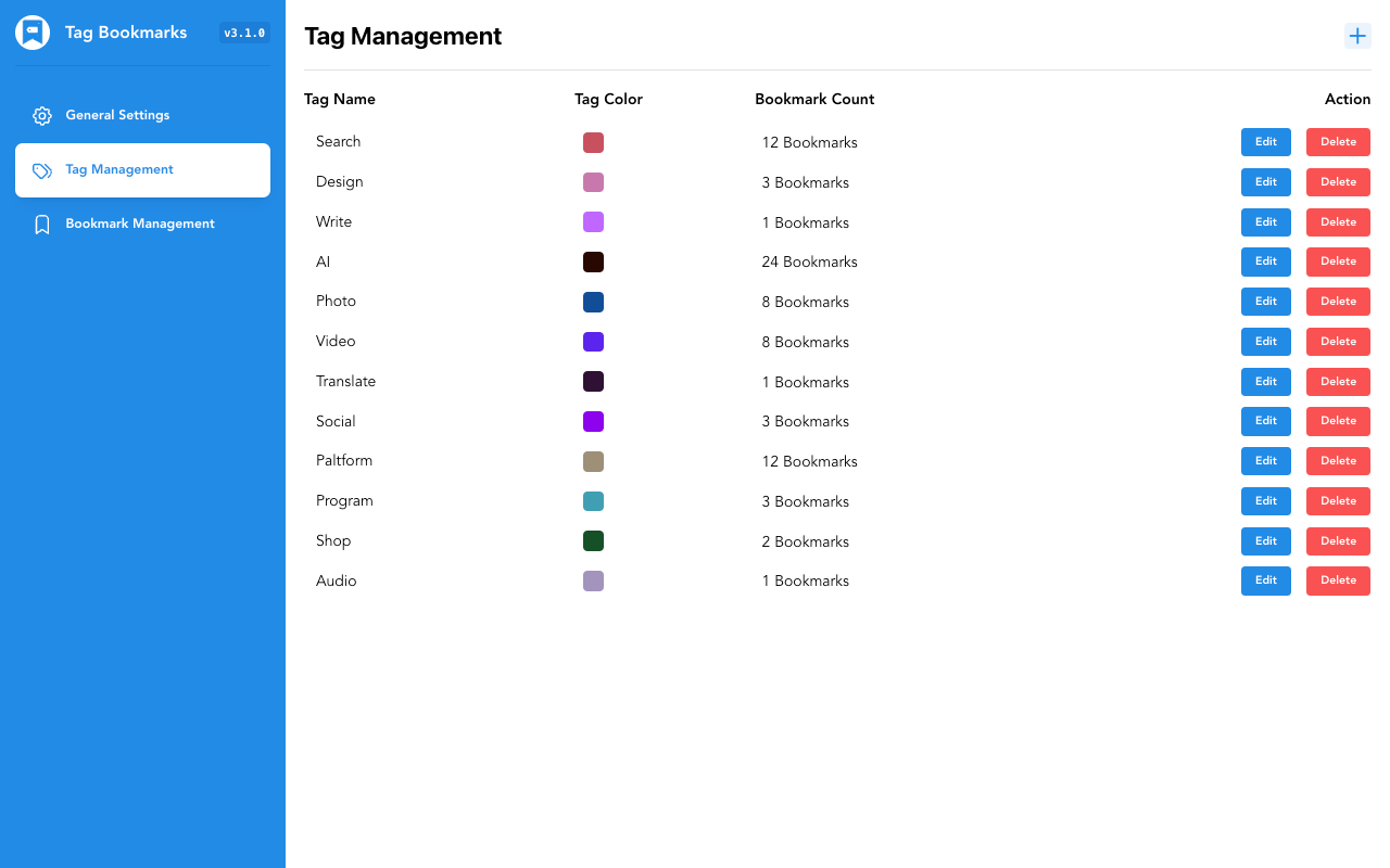Tag Bookmarks - 截图 3